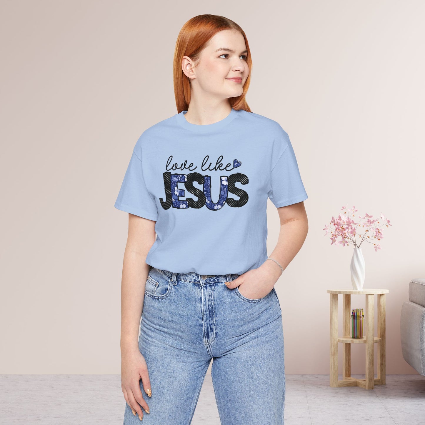 Love Like Jesus Soft Cotton Tee - Christian Shirt