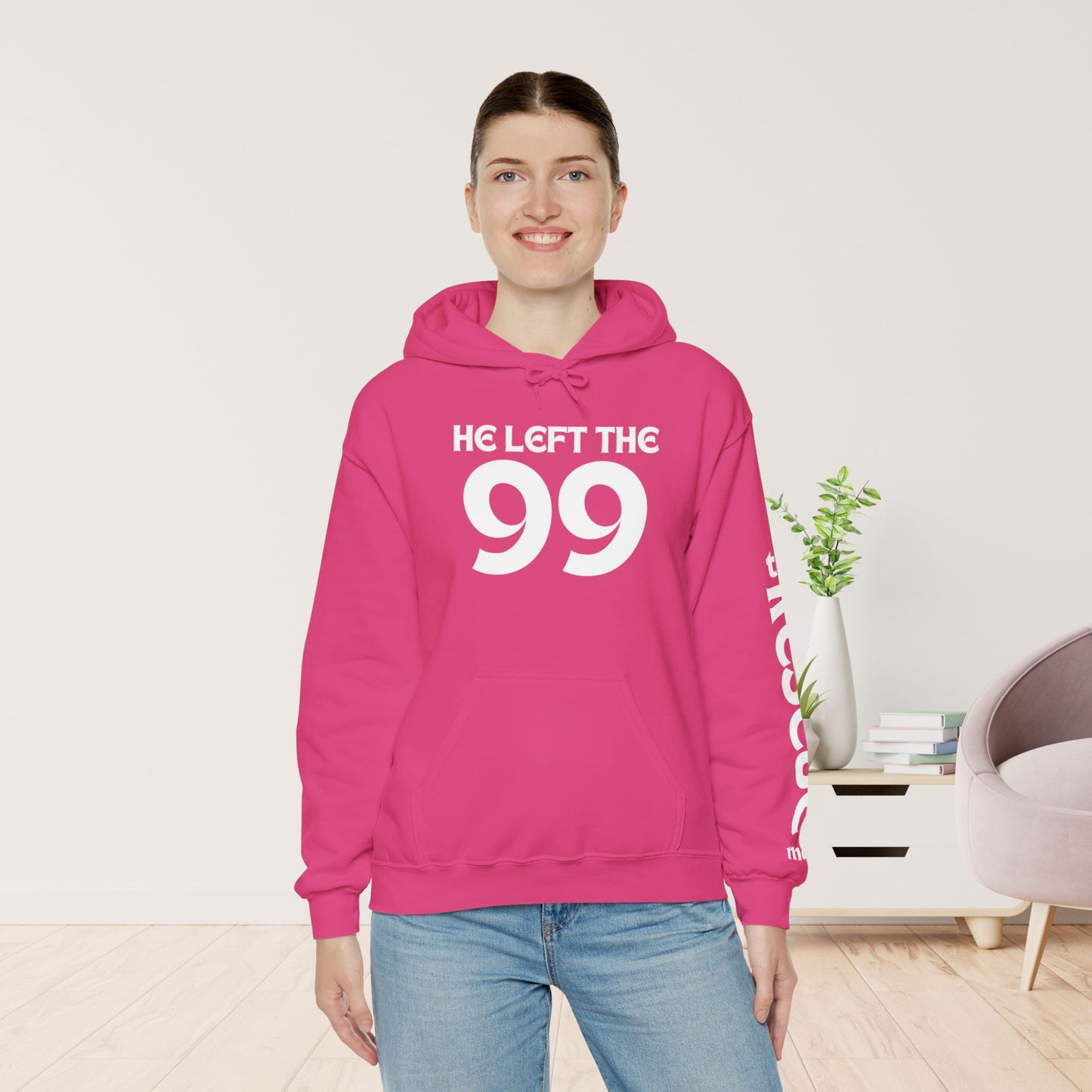 He Left the 99 to Rescue Me Hoodie - Unisex Christian Hoodie