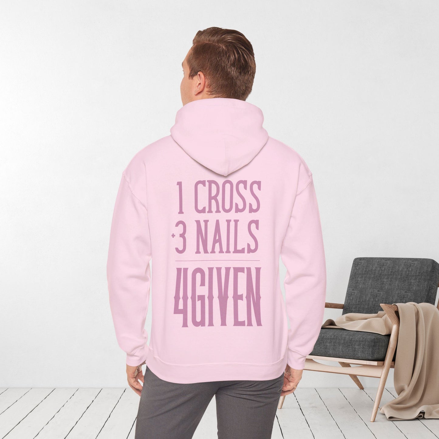 1 Cross 3 Nails 4Given Christian Hoodie