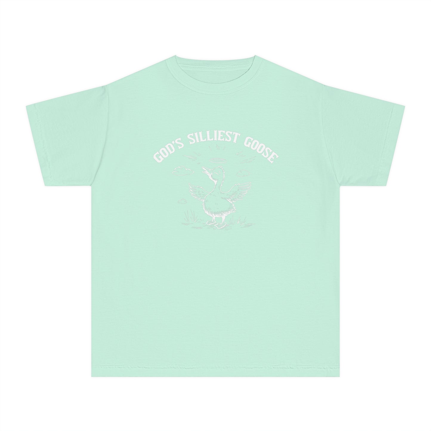 God's Silliest Goose Comfort Colors Youth Christian Tee