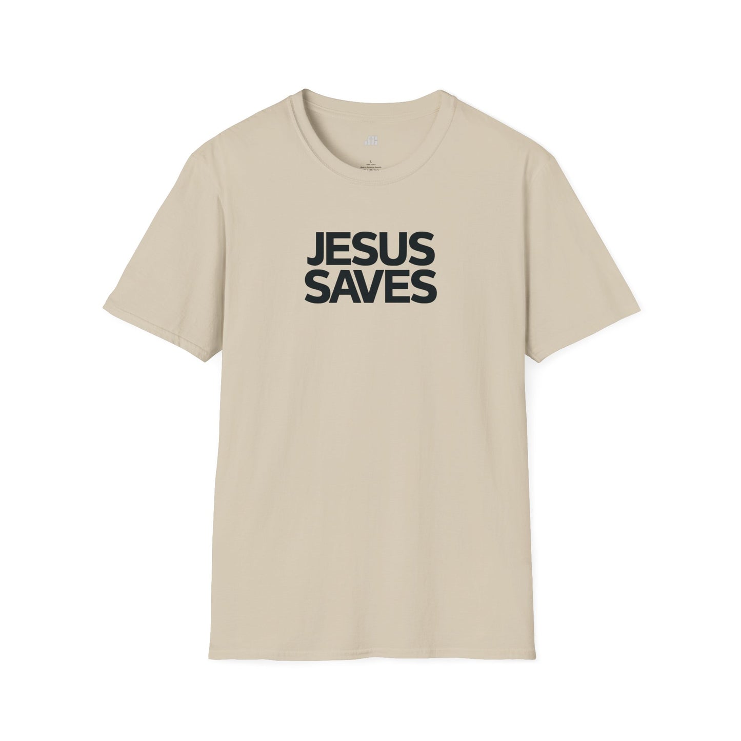 Unisex Jesus Saves Softstyle T-shirt - Acts 4:12 Bible Verse Christian Shirt