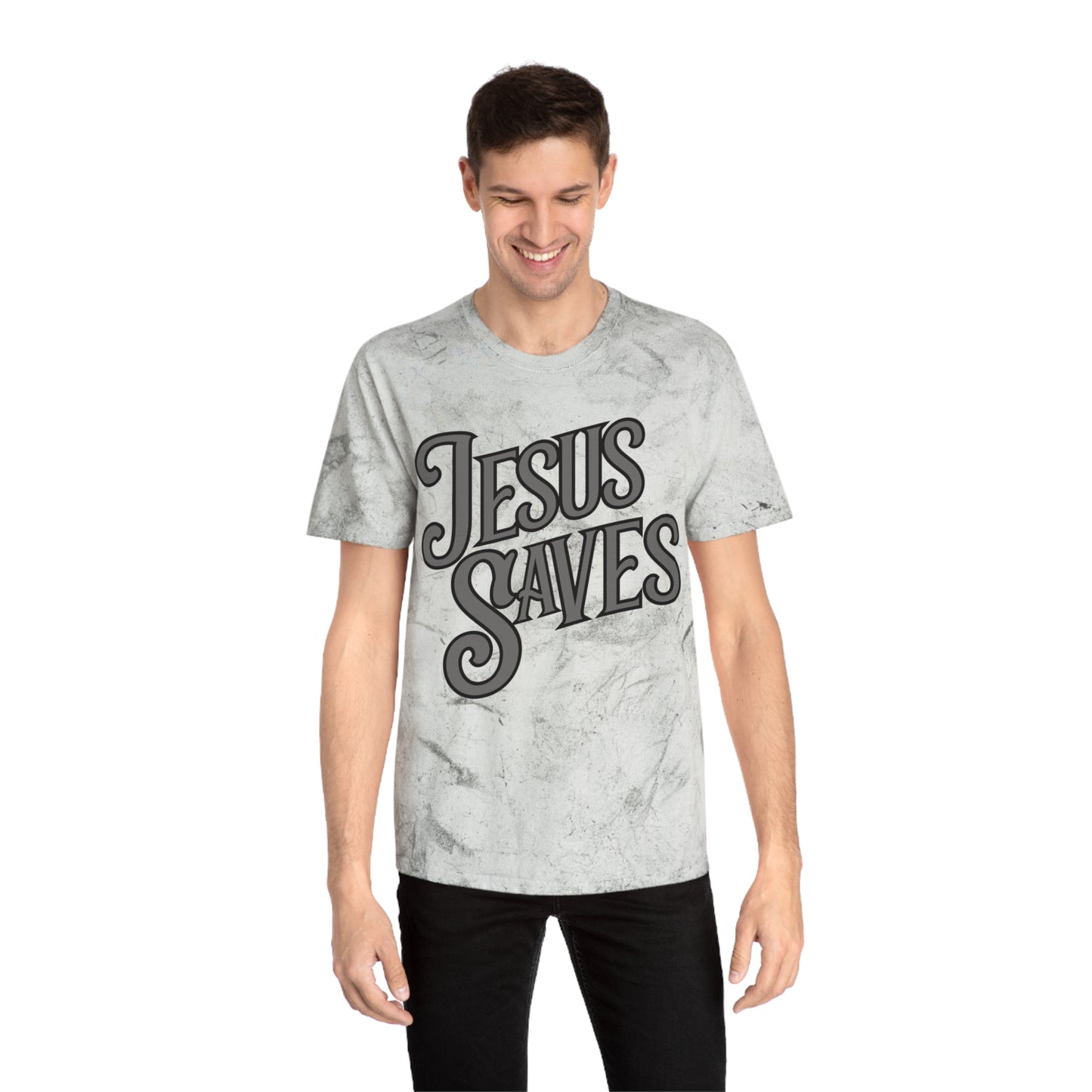 Unisex Jesus Saves Comfort Colors Color Blast T-shirt