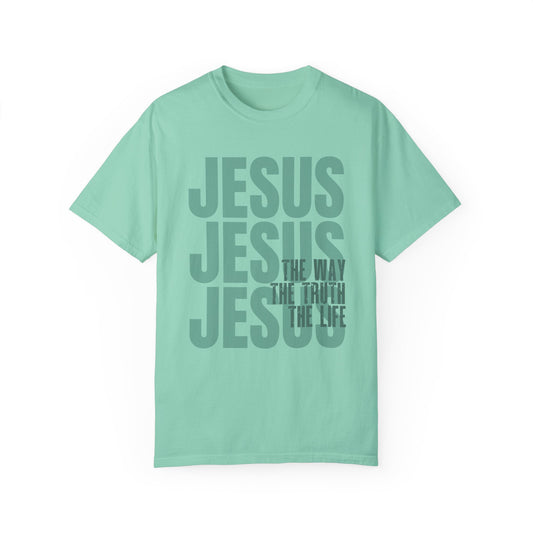 Comfort Colors Jesus Shirt - Bible Verse Shirt John 14:6