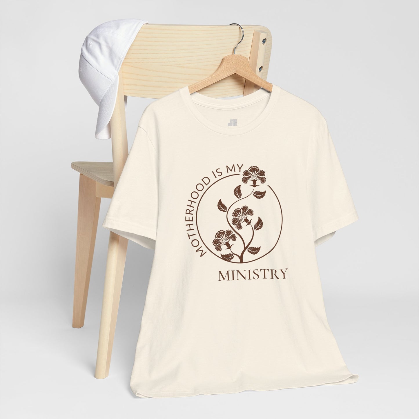 Motherhood is My Ministry Christian Soft Cotton Tee