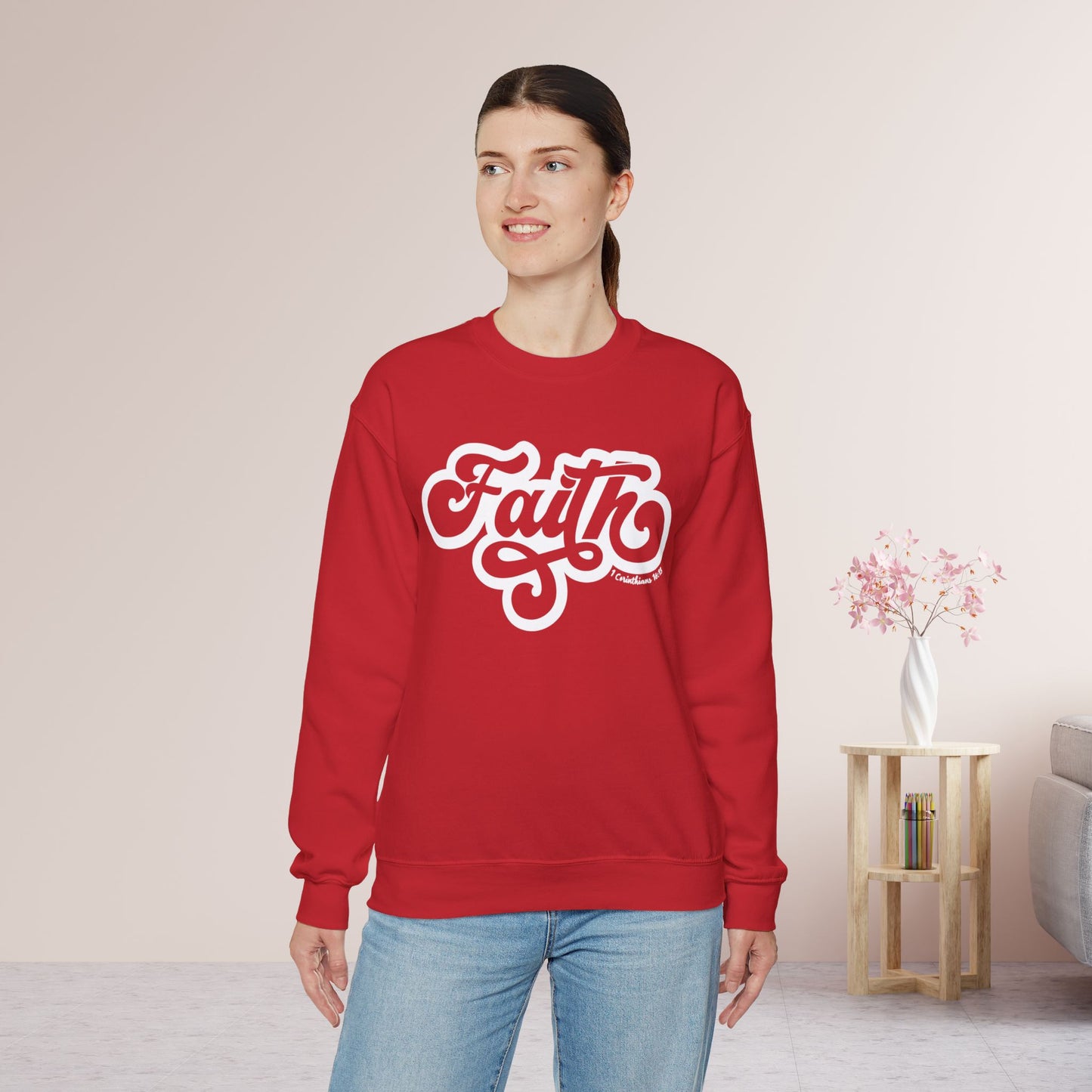 Faith Sweatshirt - Bible Verse Christian Sweatshirt