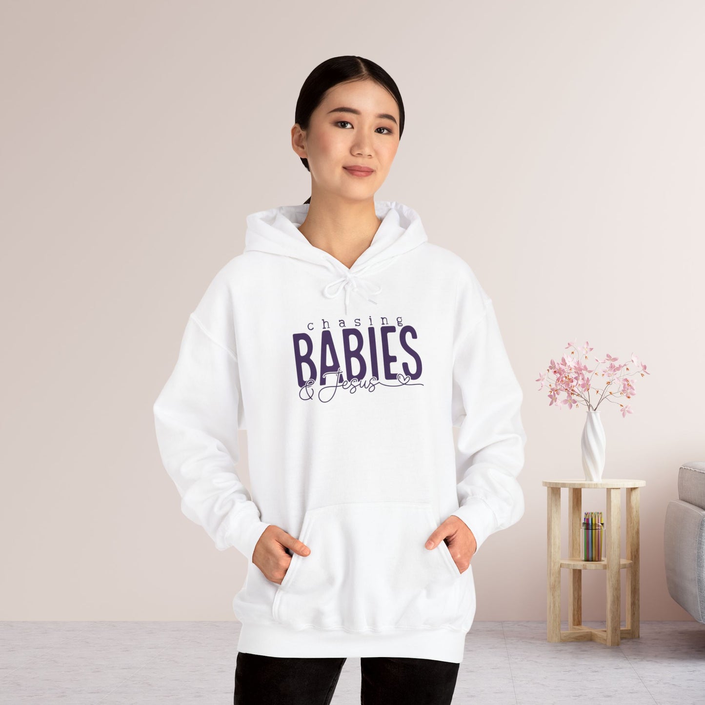 Chasing Babies & Jesus Hoodie