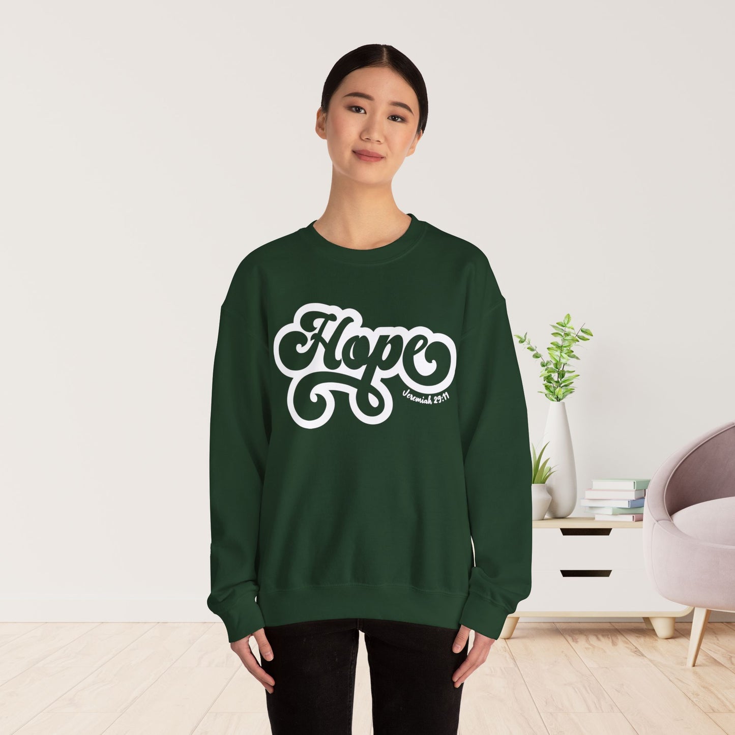 Hope Sweatshirt - Bible Verse Christian Sweatshirt