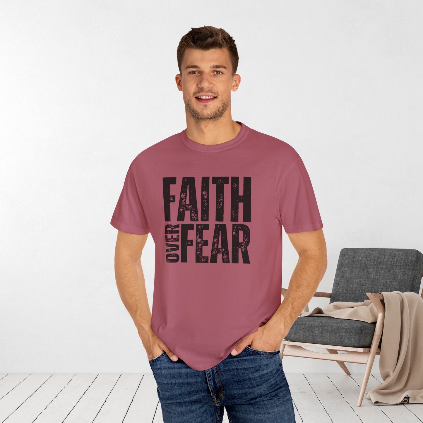 Comfort Colors Faith Over Fear Shirt Unisex Shirt