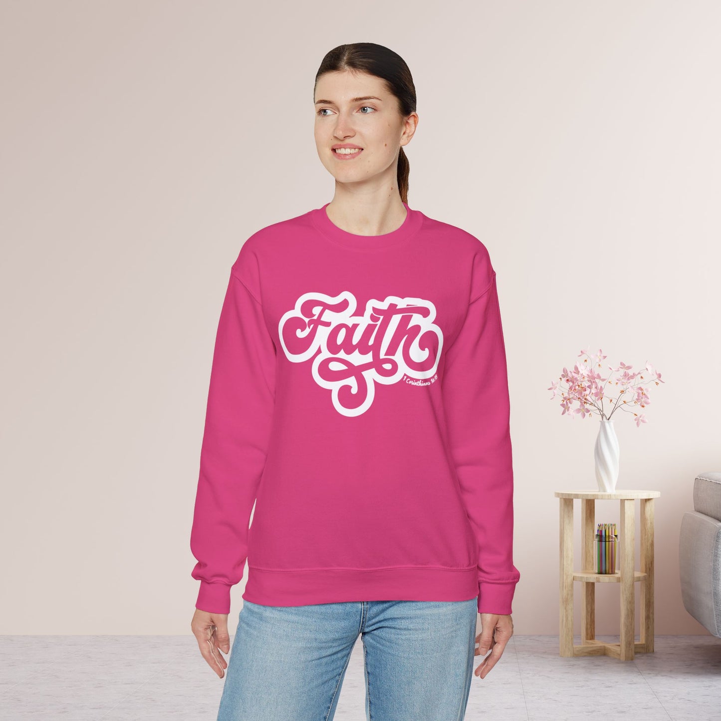 Faith Sweatshirt - Bible Verse Christian Sweatshirt