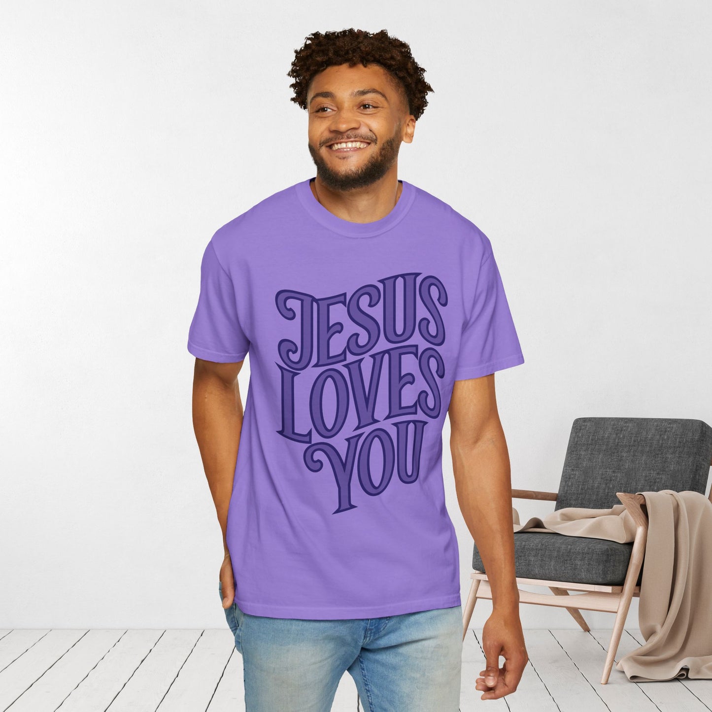 Jesus Loves You Comfort Colors Shirt