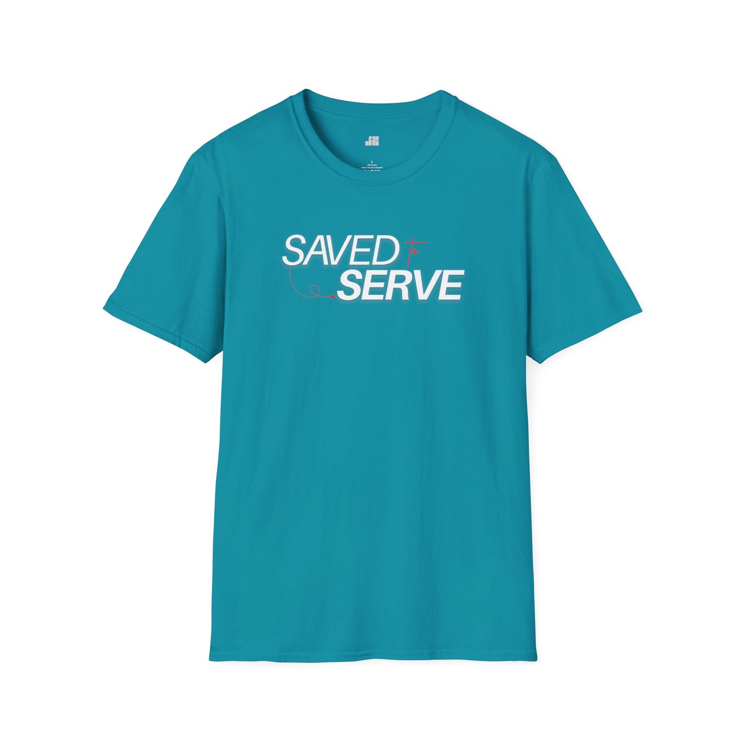 Unisex Saved to Serve Softstyle T-shirt - Trendy  Christian Tee