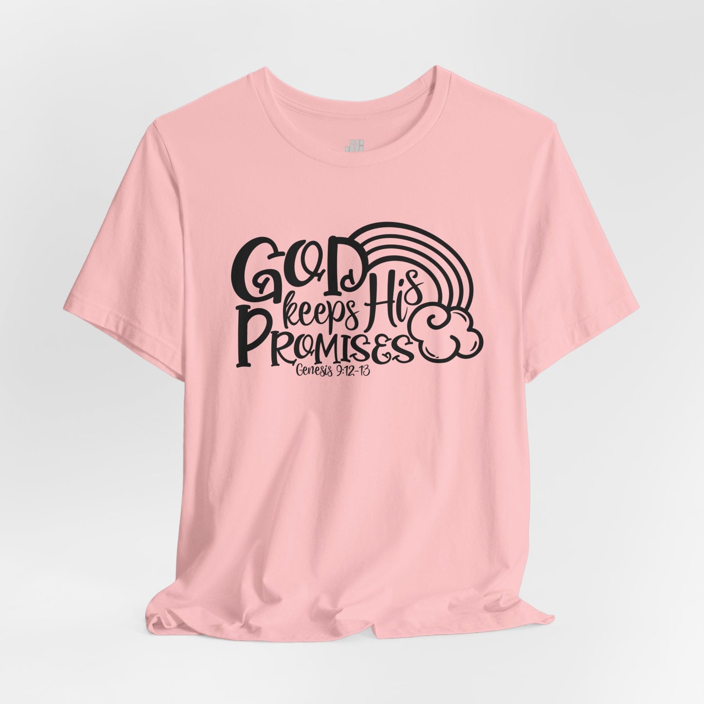 God Keeps His Promises Soft Cotton Tee - Bible Verse Christian Tee