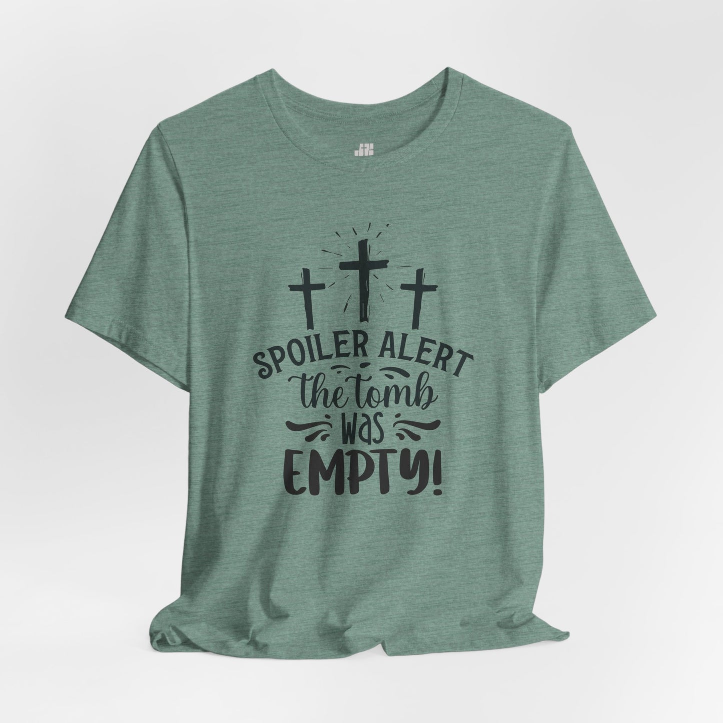 Spoiler Alert The Tomb Was Empty Christian Soft Cotton Tee - Easter Shirt