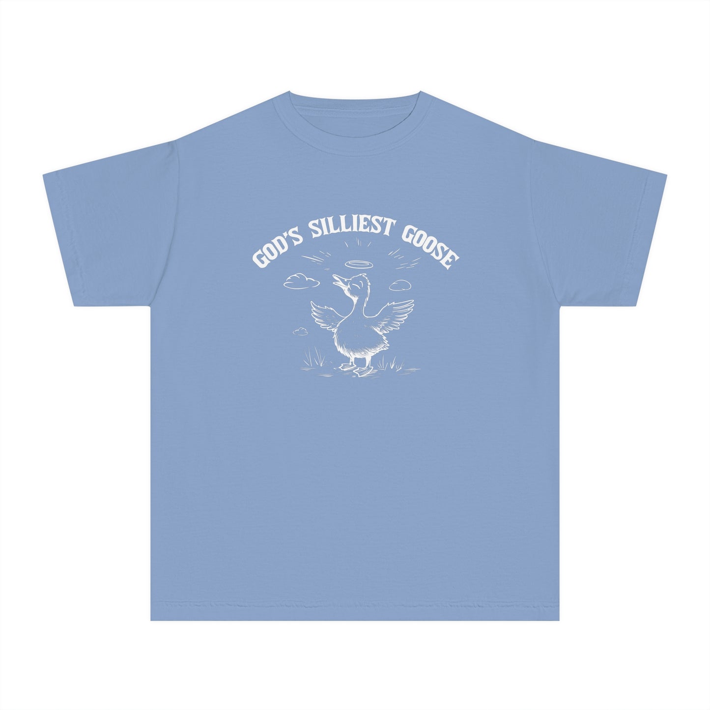 God's Silliest Goose Comfort Colors Youth Christian Tee