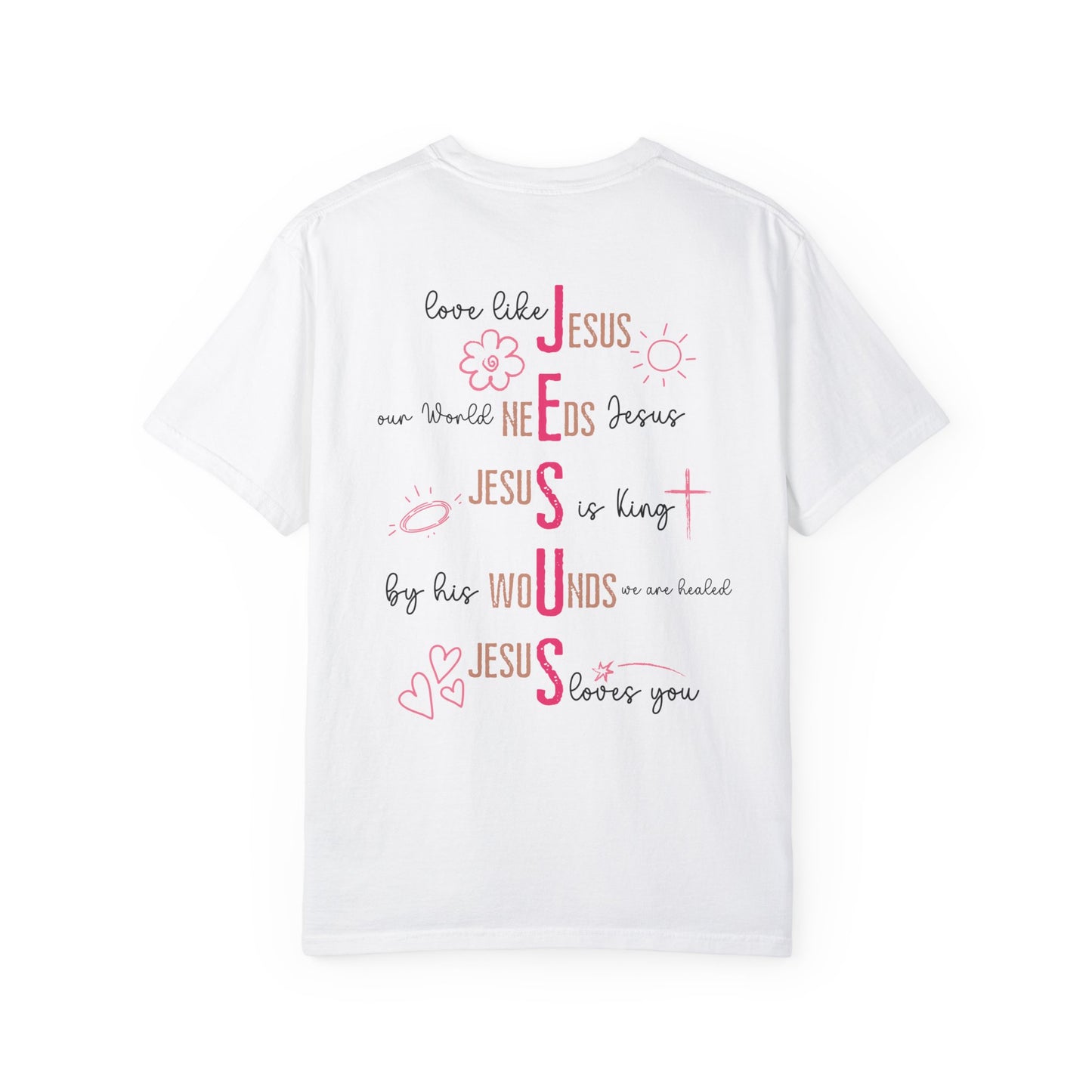 Christian Women's Comfort Colors Jesus Shirt