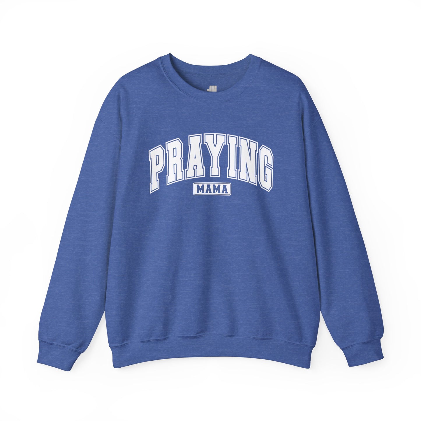 Praying Mama Sweatshirt - Christian Mom Crewneck Pullover