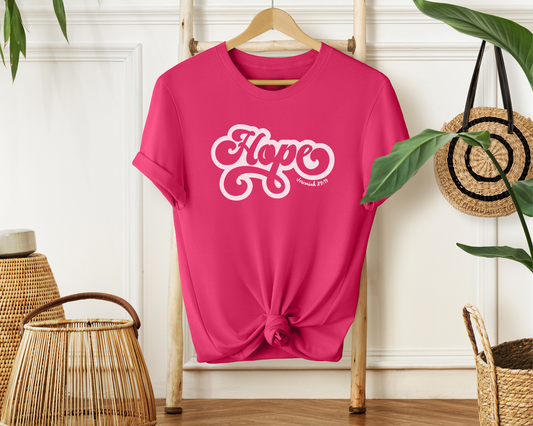 Hope Shirt - Bible Verse Christian Soft Cotton Tee