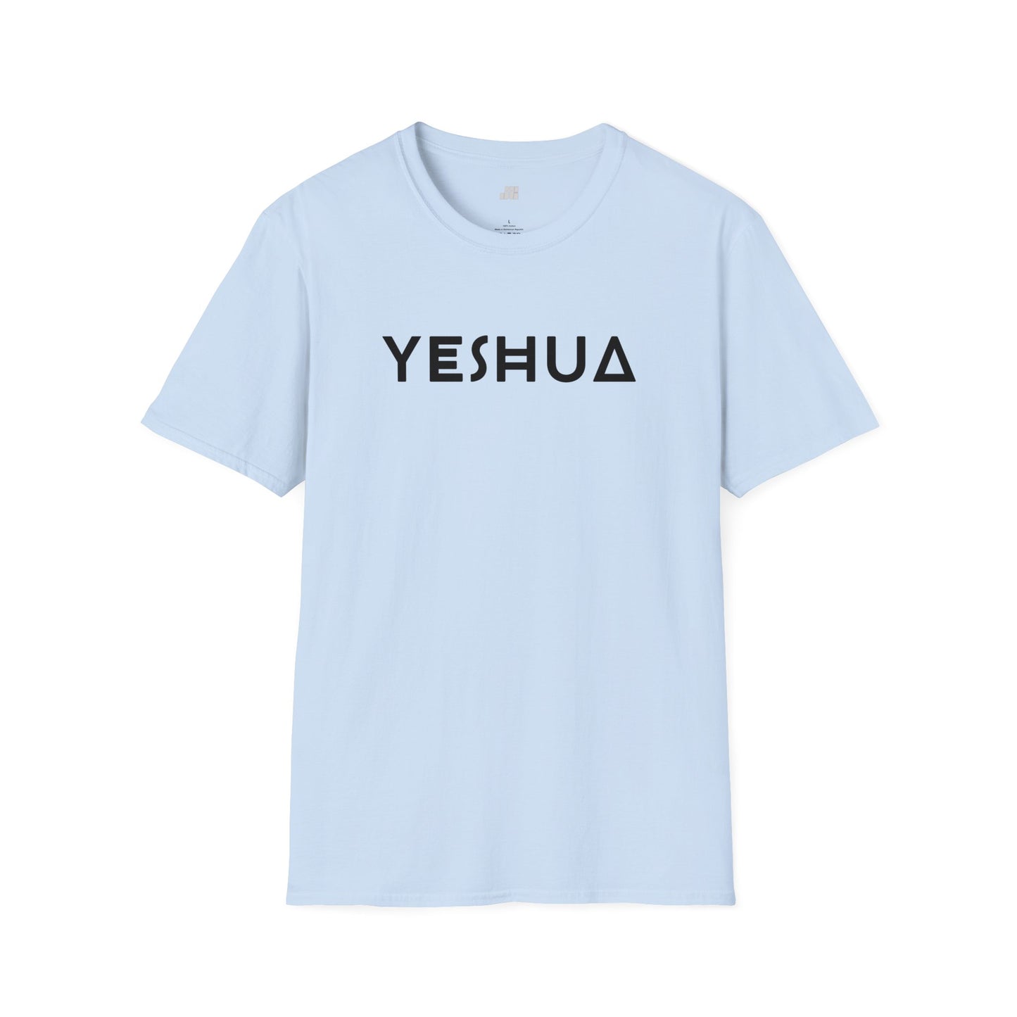 Unisex YESHUA Softstyle T-shirt -  Minimalist Christian Shirt