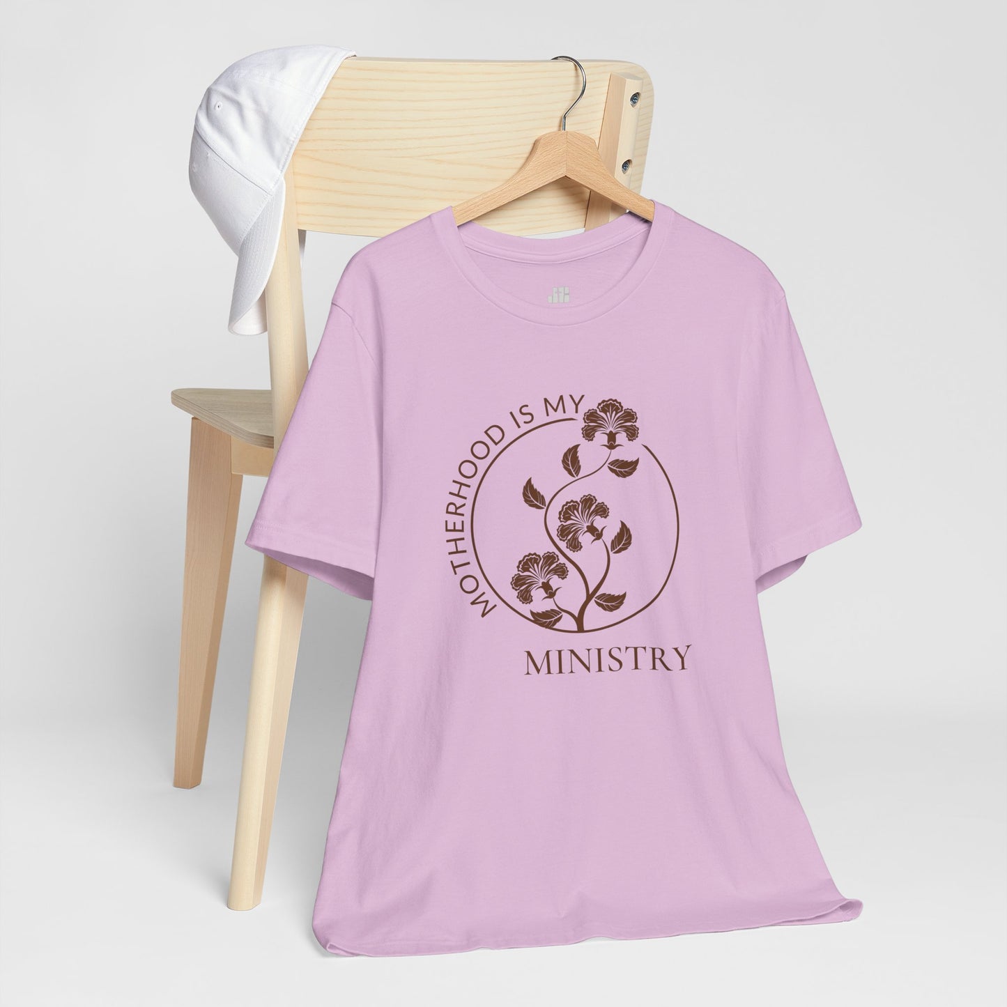 Motherhood is My Ministry Christian Soft Cotton Tee