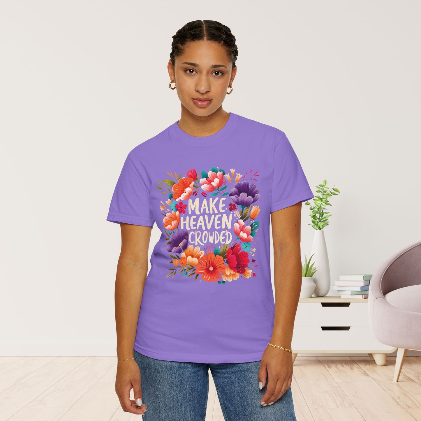 Women's Make Heaven Crowded Comfort Colors T-shirt