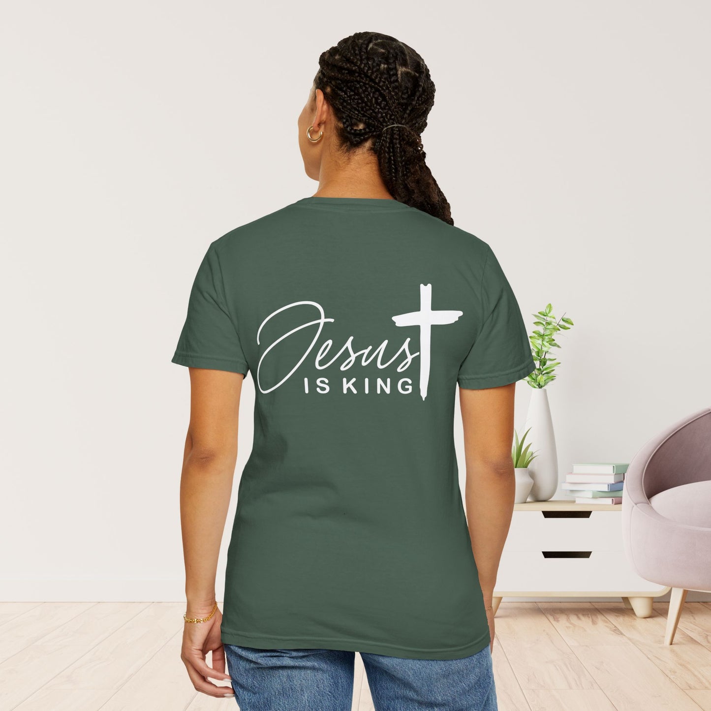 Comfort Colors Jesus is King Christian Shirt