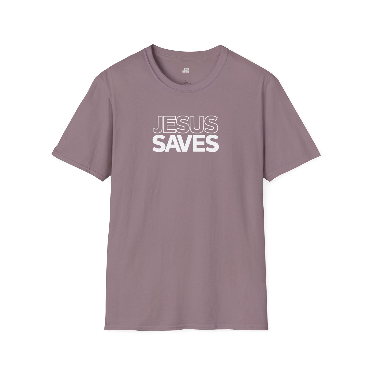 Unisex Jesus Saves Softstyle T-shirt - Acts 4:12 Bible Verse Christian T-shirt