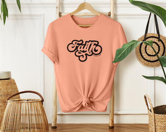 Faith Shirt - Bible Verse Christian Soft Cotton Tee