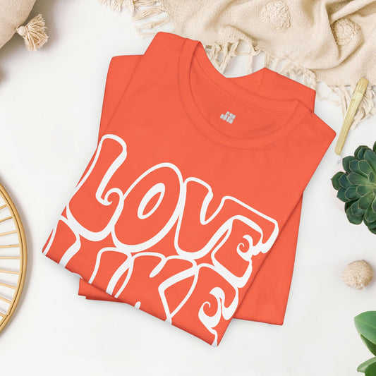 Love Like Jesus Soft Cotton Tee - Christian Shirt