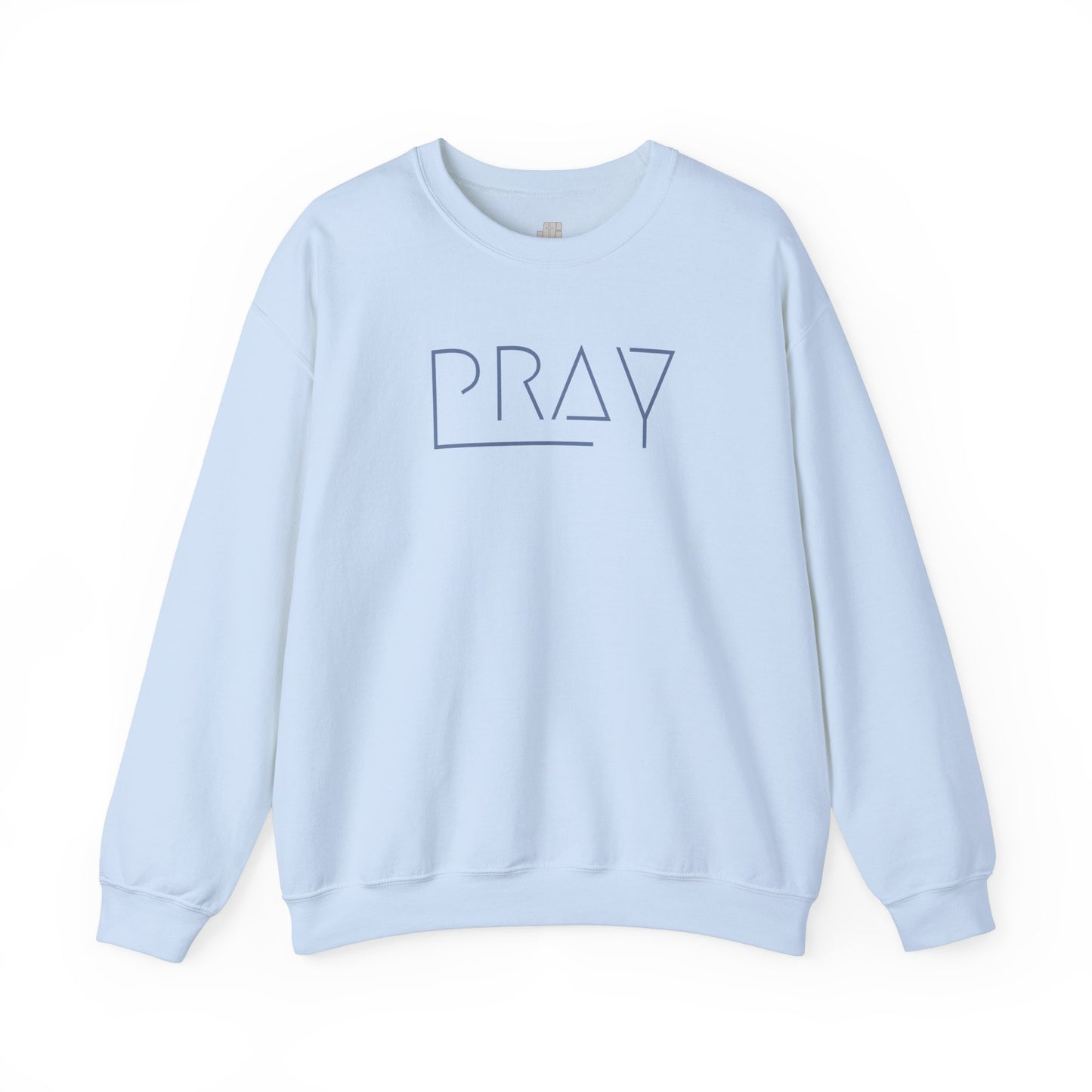 Minimalist Pray Sweatshirt - Pray On It, Pray Over It, Pray Through It Sweatshirt