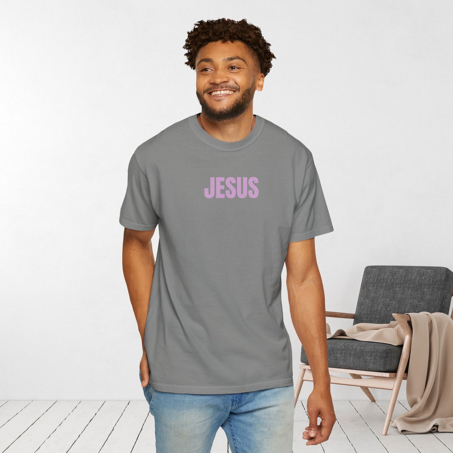 Follow Jesus Comfort Colors Shirt - John 8:12 Tee