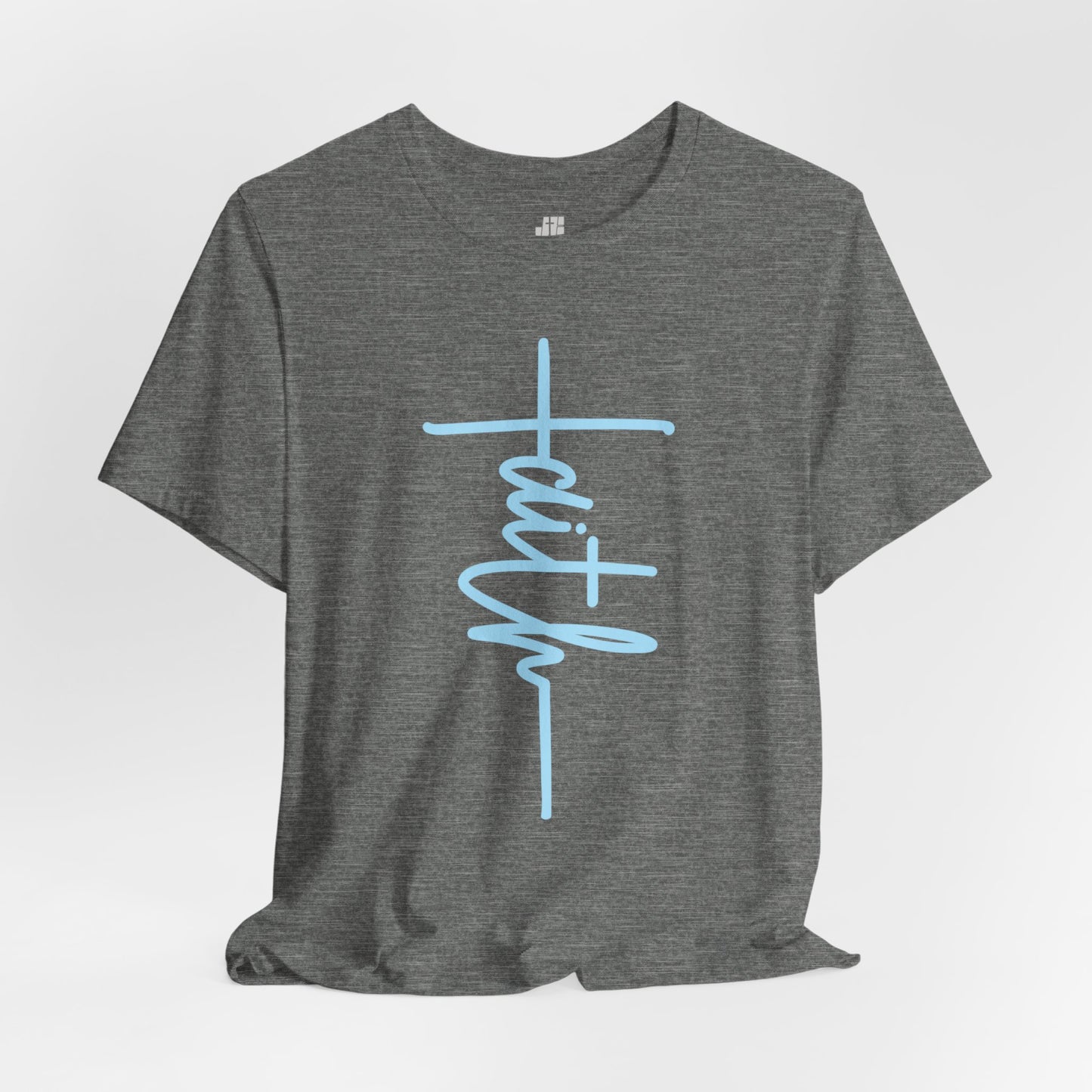 Christian Faith Shirt - Faith Cross Soft Cotton Tee