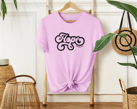 Hope Shirt - Bible Verse Christian Soft Cotton Tee