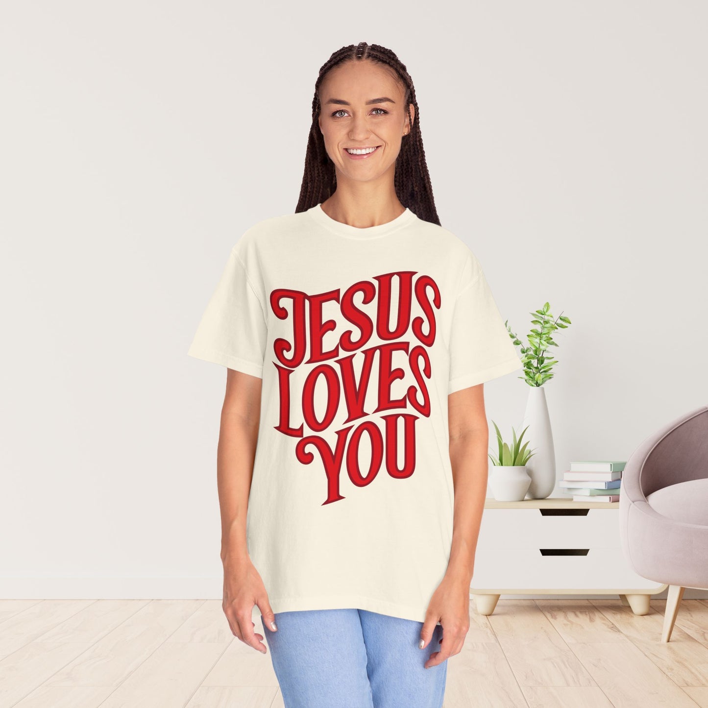 Jesus Loves You Comfort Colors Shirt