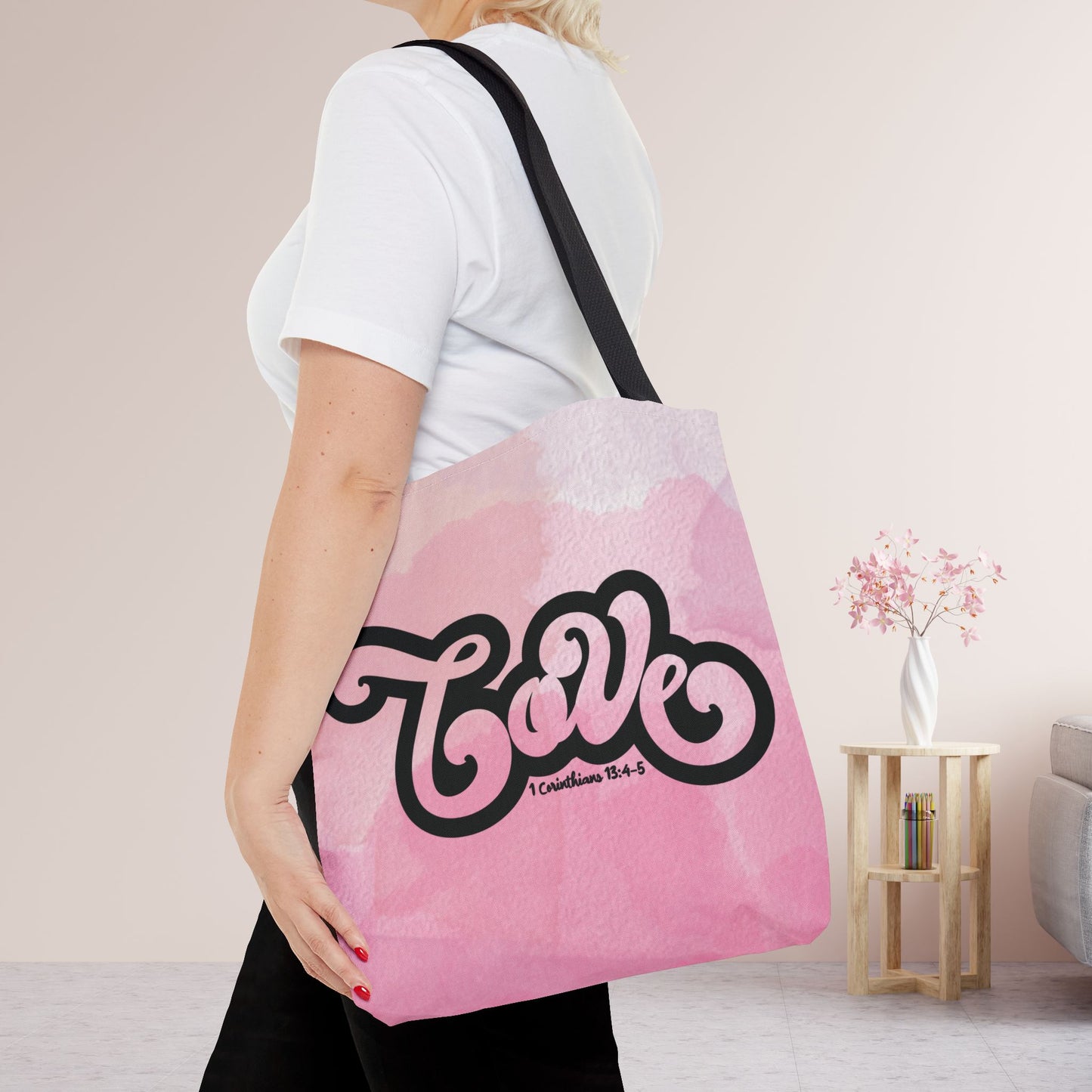 Love Tote Bag - Christian Tote Bag