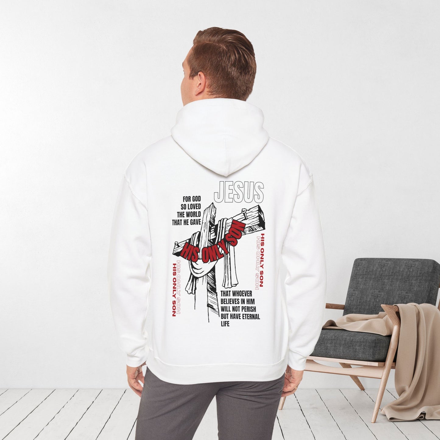 John 3:16 Men's Hoodie