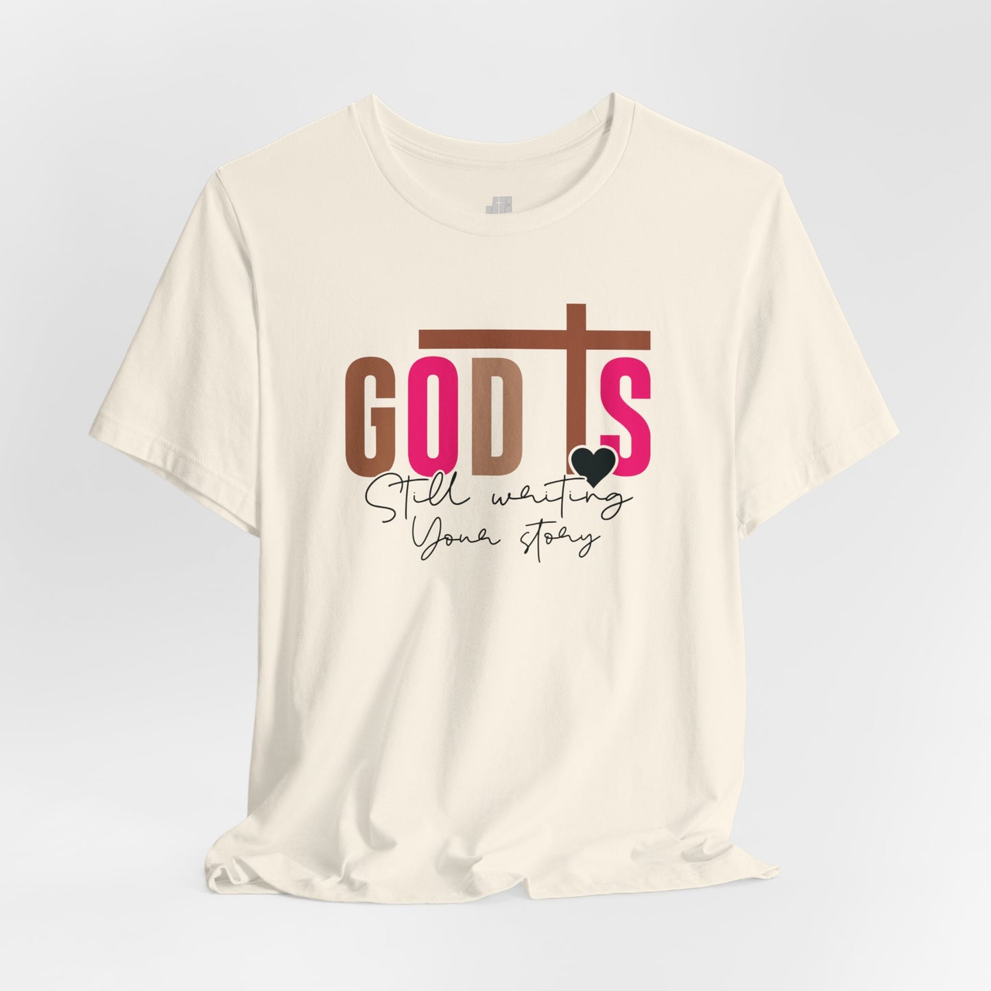 Pink God is Still Writing Your Story Christian Soft Cotton Tee