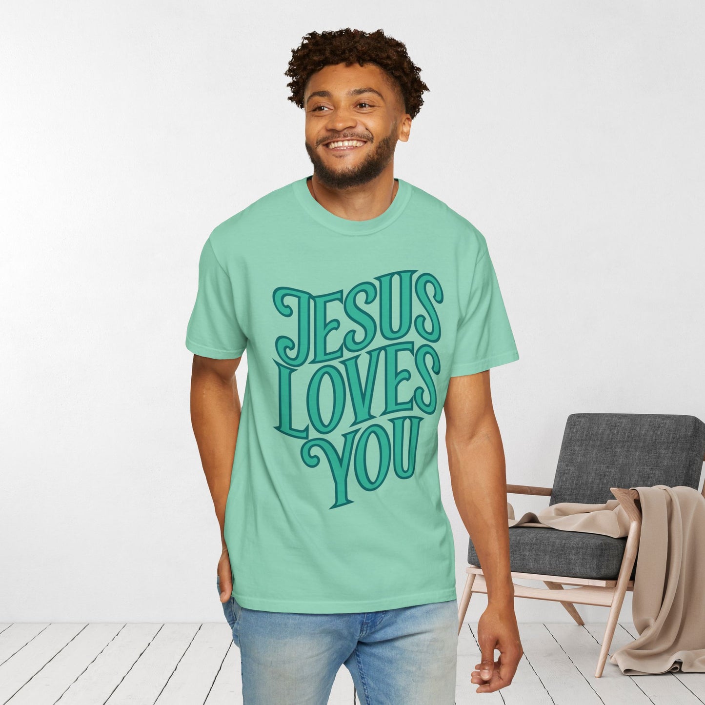 Jesus Loves You Comfort Colors Shirt