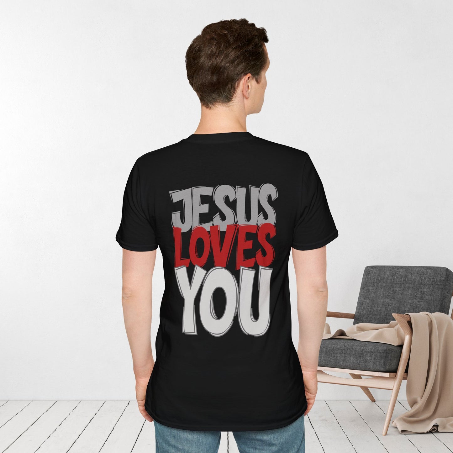 Unisex Jesus Loves You Softstyle T-shirt