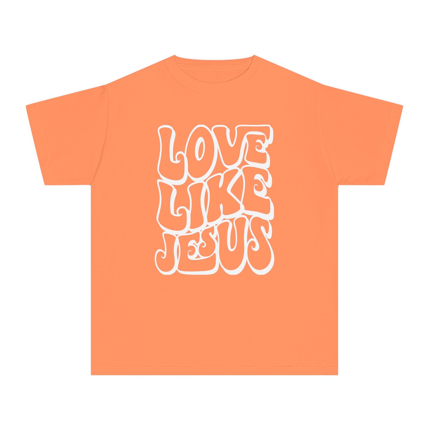 Love Like Jesus Comfort Colors Youth Christian Shirt