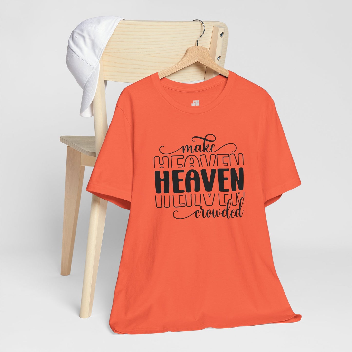 Make Heaven Crowded Christian Soft Cotton Tee