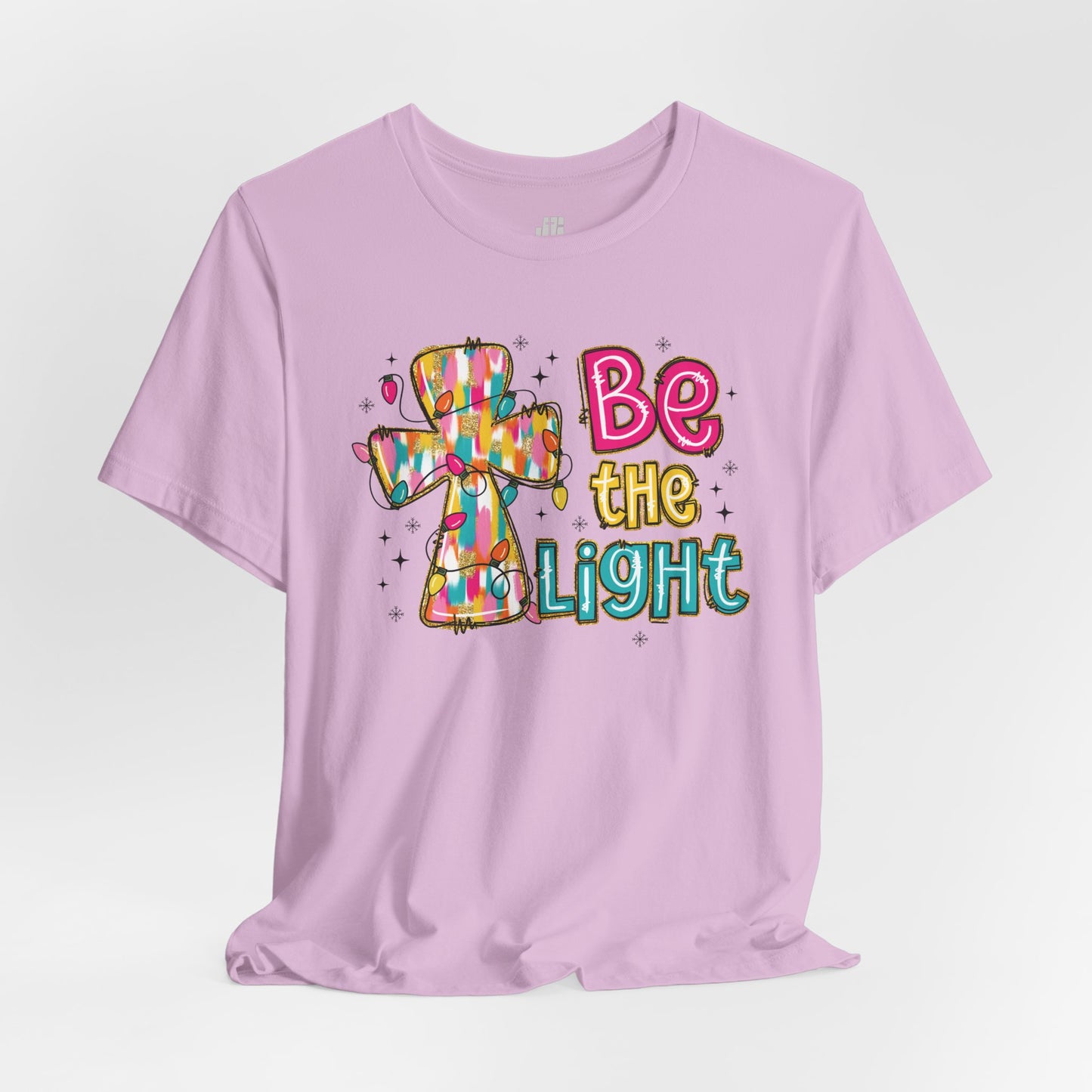 Be The Light Soft Cotton Tee - Christian Christmas Shirt