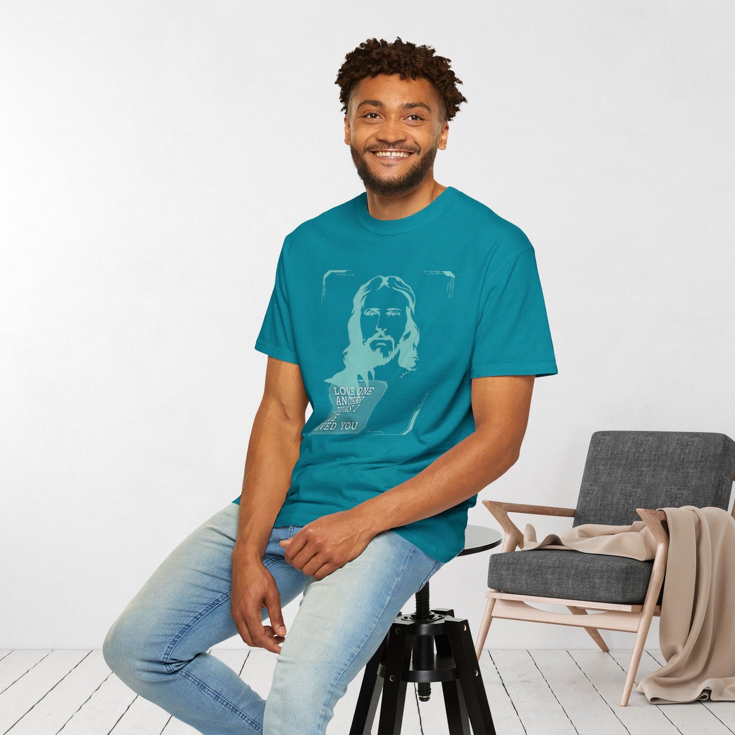 Comfort Colors Men's Jesus Shirt