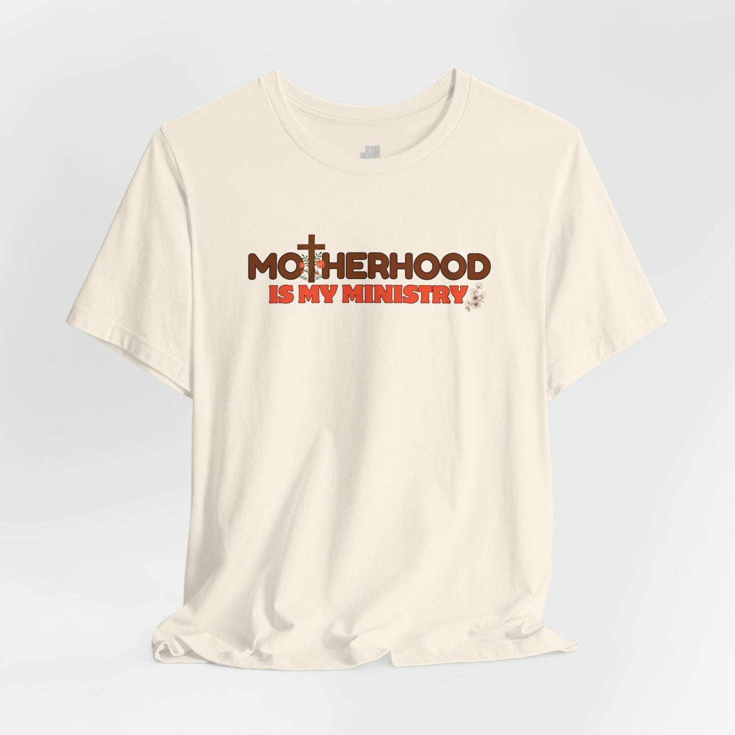 Motherhood is My Ministry Christian Soft Cotton Tee