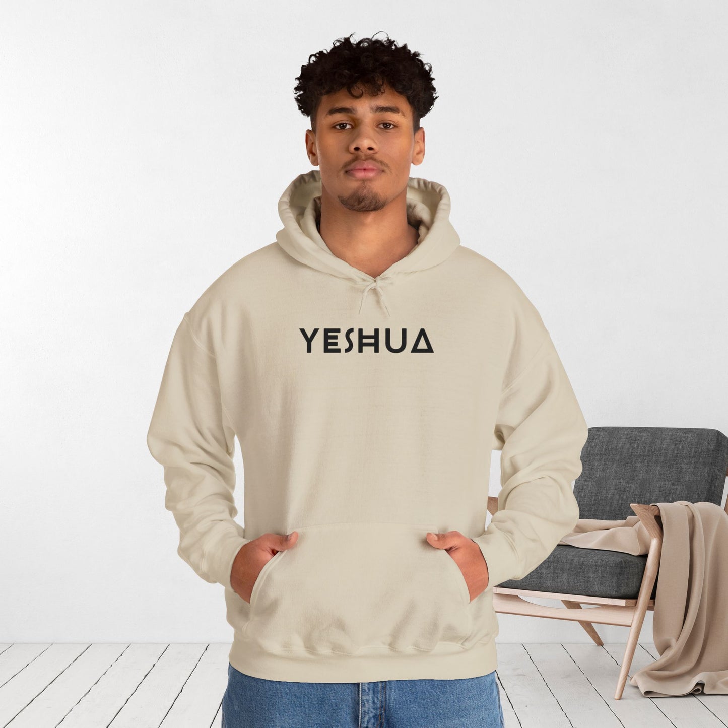 YESHUA Hoodie -  Minimalist Christian Hoodie