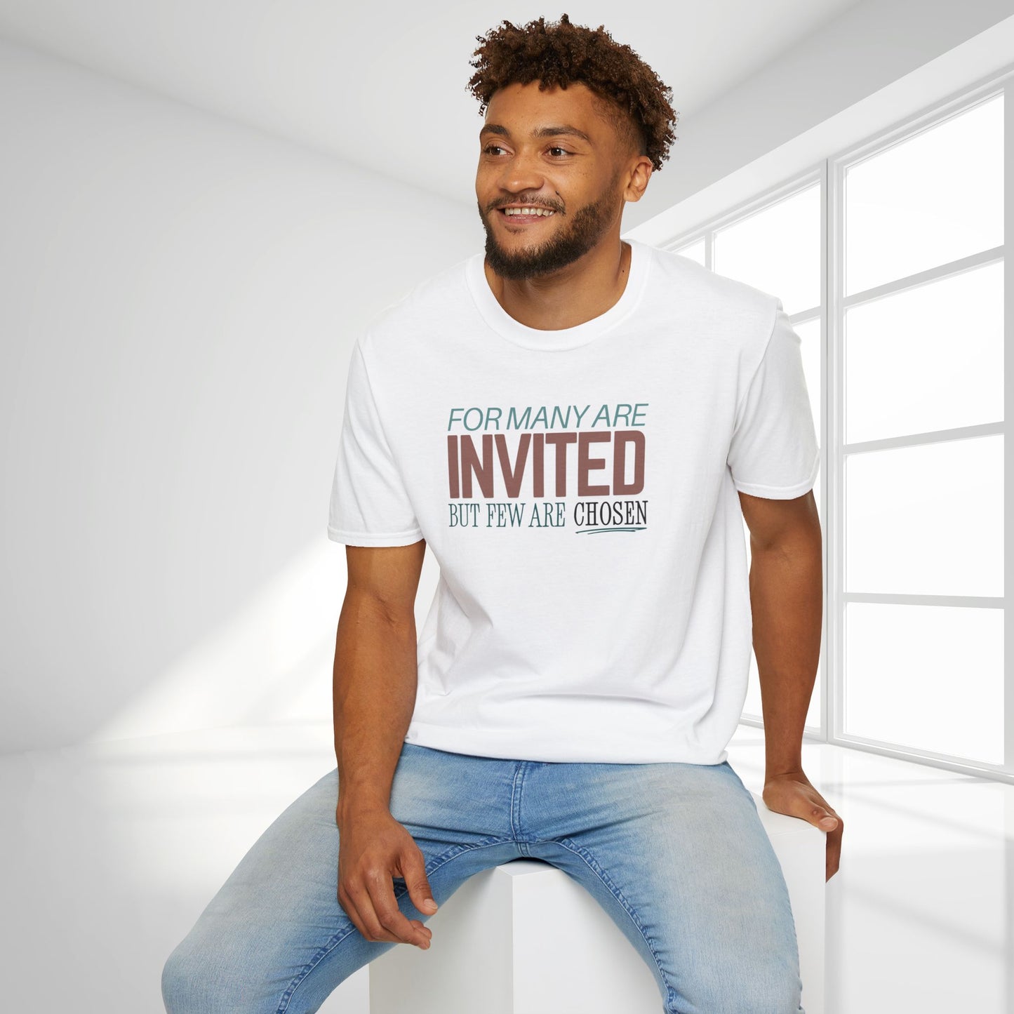 For Many Are Invited But Few Are Chosen - Make Heaven Crowded Softstyle T-shirt