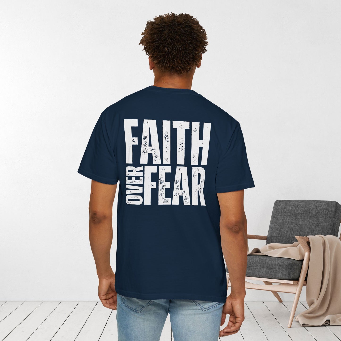 Comfort Colors Faith Over Fear Christian Shirt