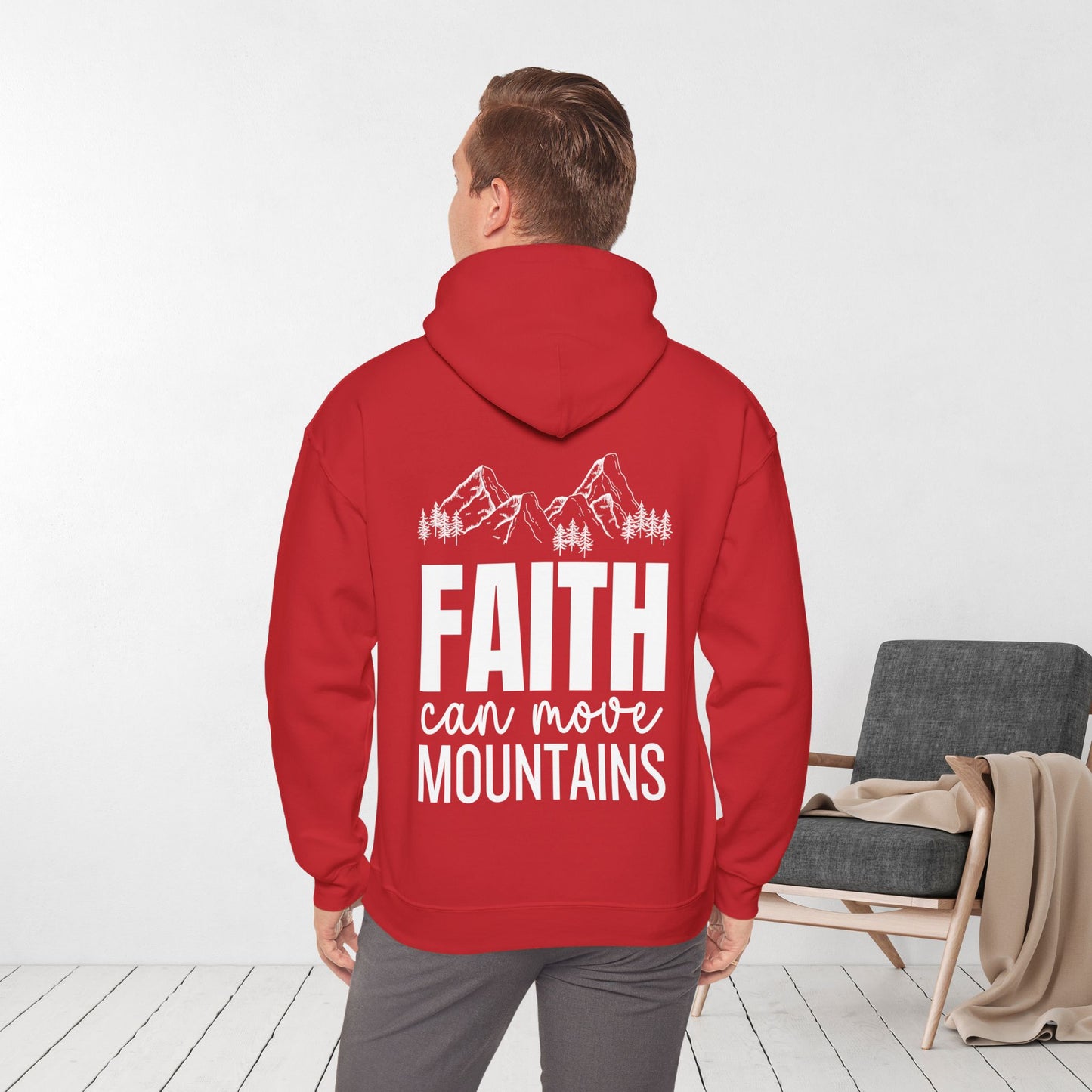 Faith Can Move Mountains Christian Hoodie