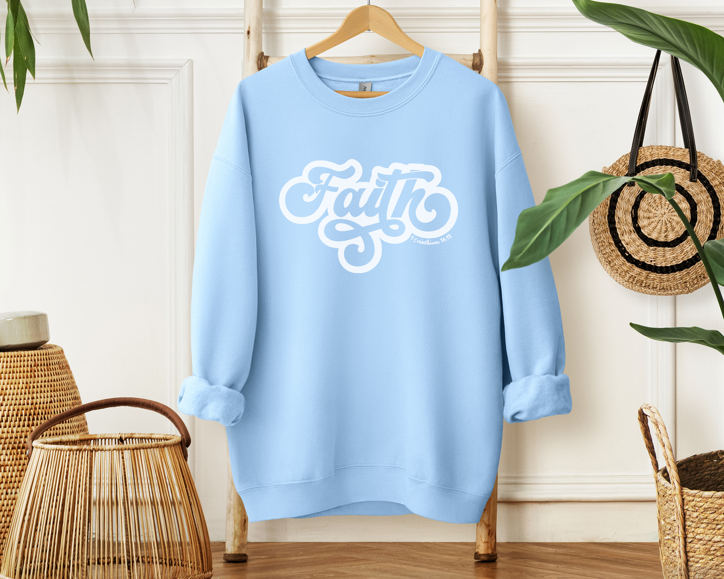 Faith Sweatshirt - Bible Verse Christian Sweatshirt