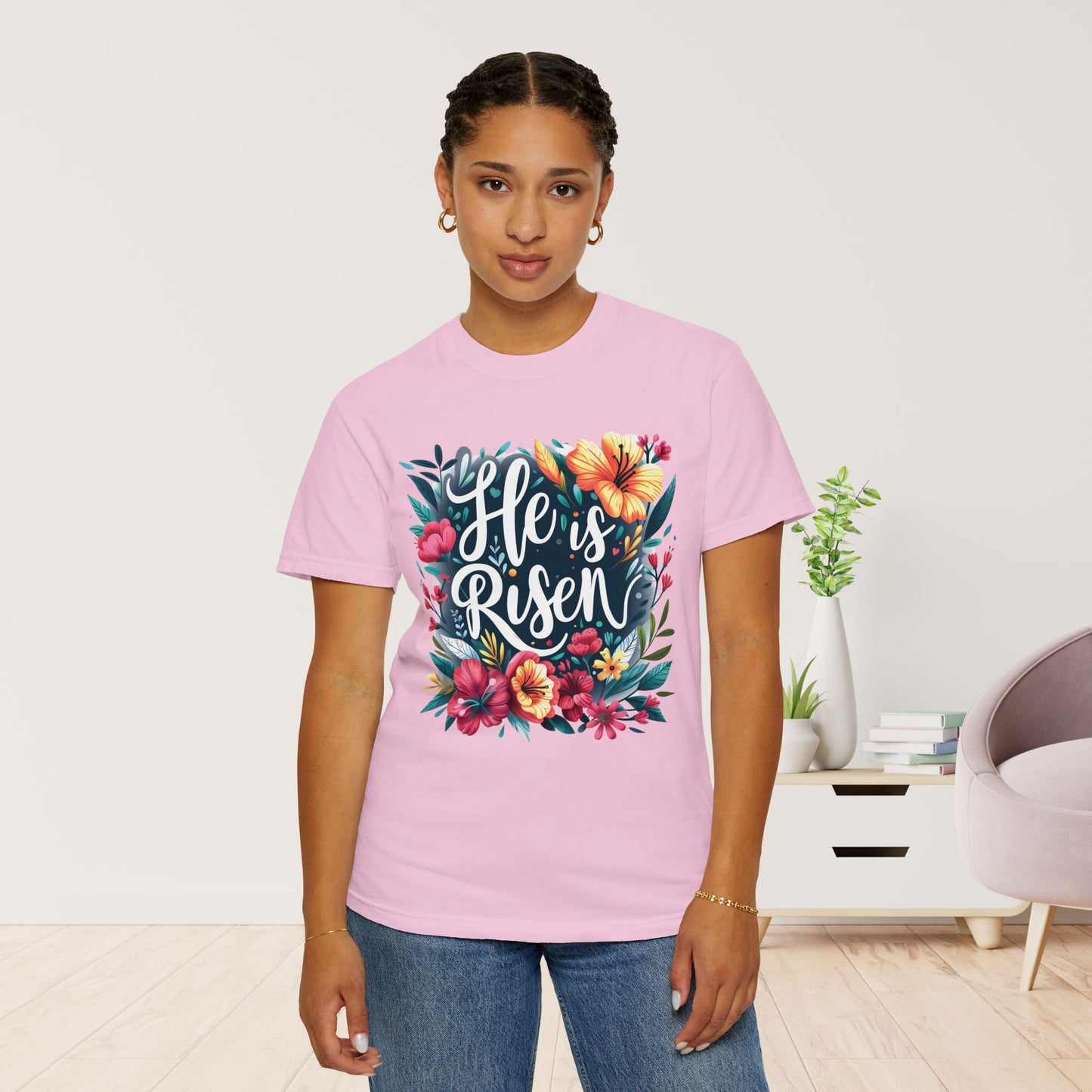 He is Risen Women's Comfort Colors Tee