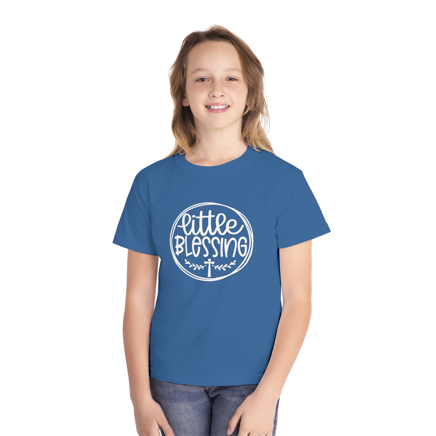 Little Blessing Comfort Colors Youth Christian Shirt